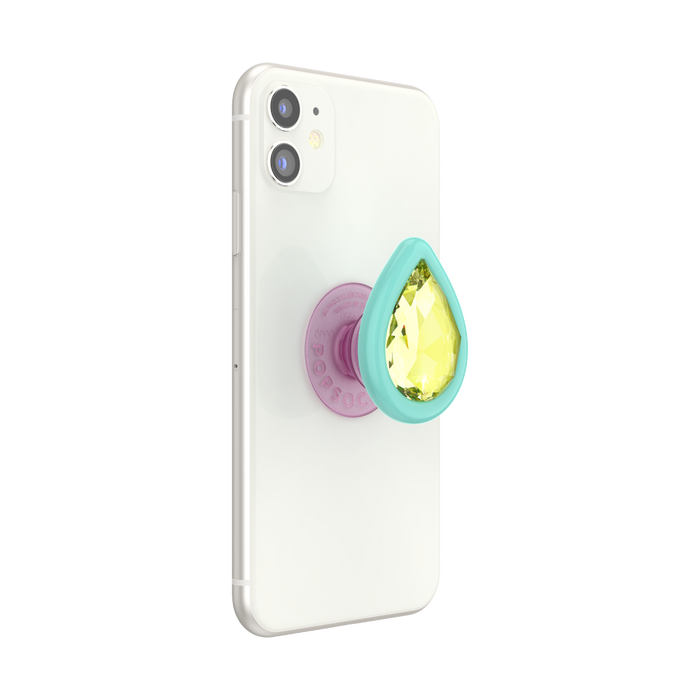 3D シトリン ドロップ スイーツジュエル ポップグリップ, PopSockets