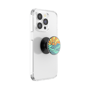 パワースポットのサンライズ エナメル ポップグリップ, PopSockets