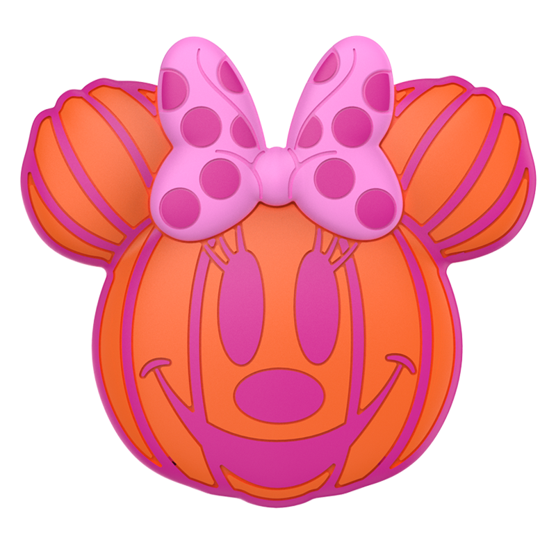 ディズニー  3D パンプキン ミニー ポップグリップ（夜光）