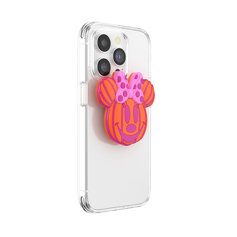 ディズニー  3D パンプキン ミニー ポップグリップ（夜光）