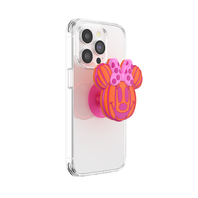 ディズニー  3D パンプキン ミニー ポップグリップ（夜光）