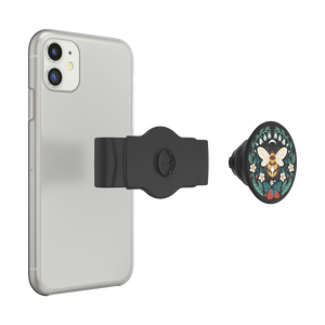 いちご畑のミツバチ スライドストレッチ（四角い角）, PopSockets