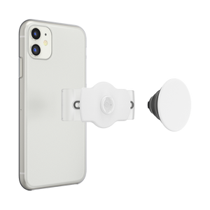白 スライドストレッチ（四角い角）, PopSockets