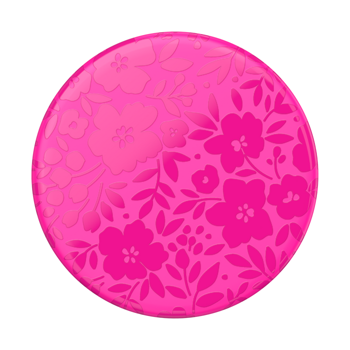 ピンク エレガント グロス フラワー ポップグリップ, PopSockets