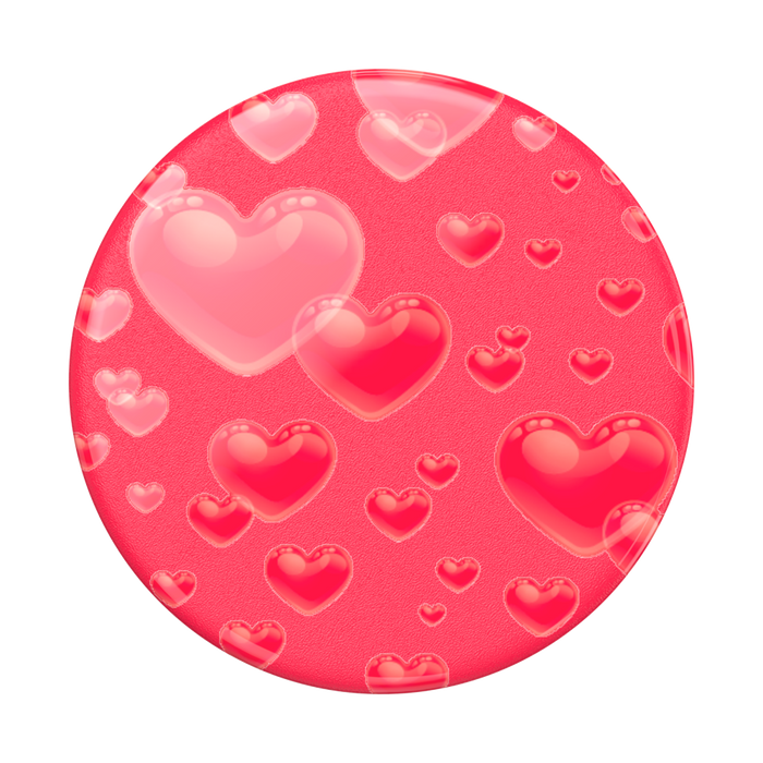 赤 ハートフル グロス ポップグリップ, PopSockets