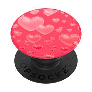 赤 ハートフル グロス ポップグリップ, PopSockets