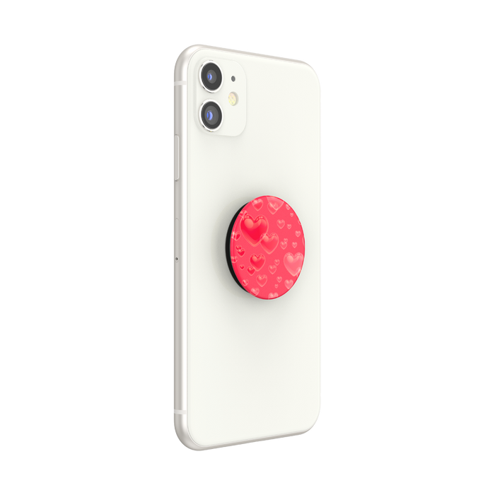 赤 ハートフル グロス ポップグリップ, PopSockets