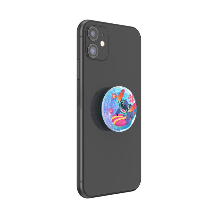 ディズニー 4Dラメ サーフボード スティッチ ポップグリップ, PopSockets