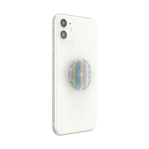 パステル カラーブロック ストロベリー ピンク ポップグリップ, PopSockets