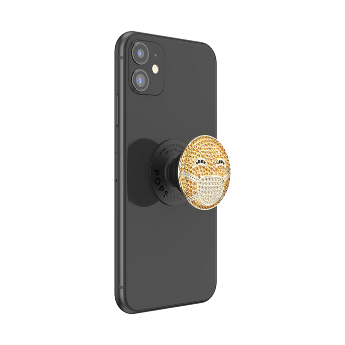 キラキラニコちゃん マスク ポップグリップ, PopSockets