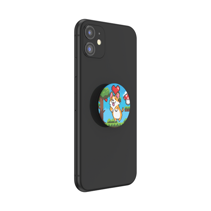 コーギー わんちゃん ゲーム シリーズ  ポップグリップ, PopSockets
