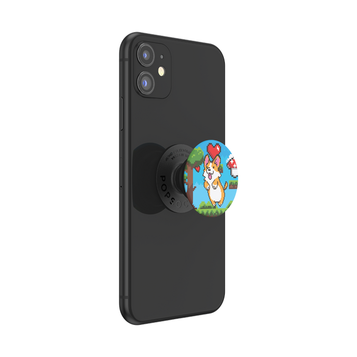 コーギー わんちゃん ゲーム シリーズ  ポップグリップ, PopSockets