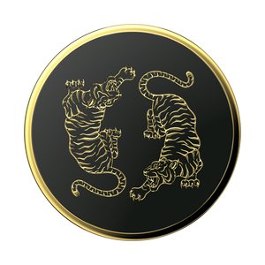 ゴールドタイガー エナメル ポップグリップ, PopSockets