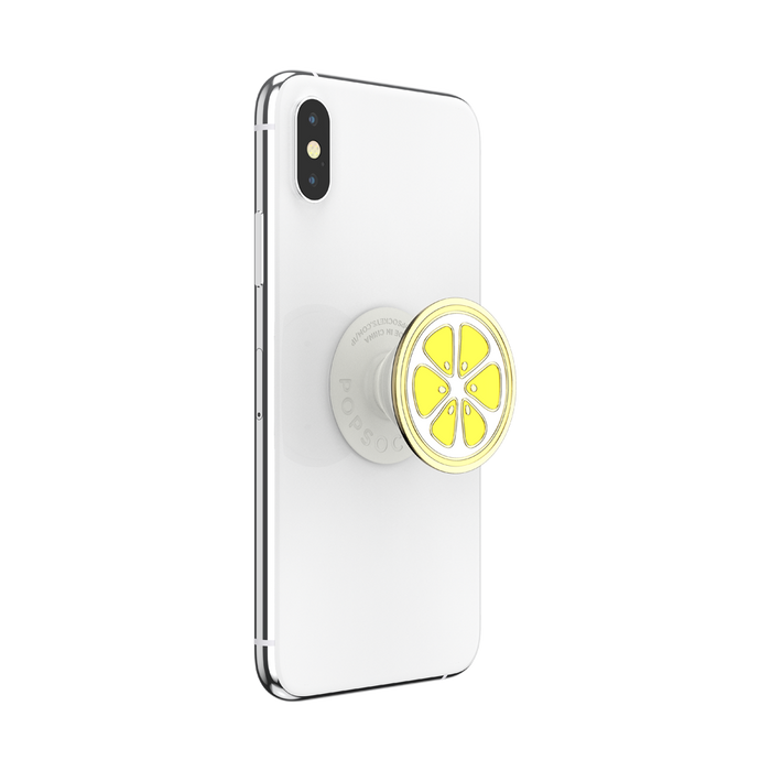 レモンスライス エナメル ポップグリップ, PopSockets
