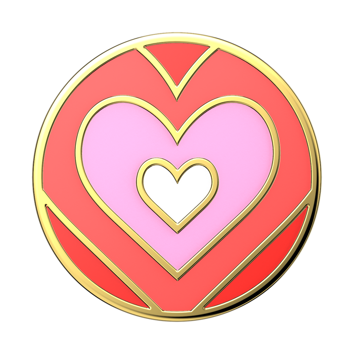 レトロハート エナメル ポップグリップ, PopSockets
