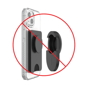 黒 壁掛け MagSafe ポップマウント, PopSockets