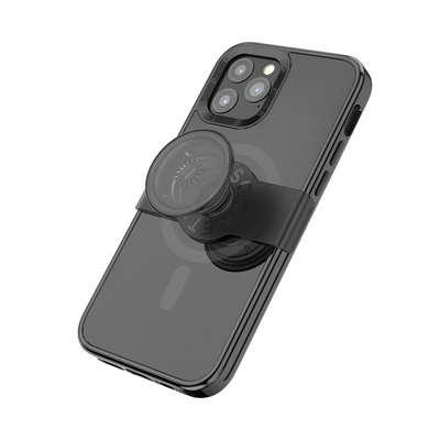 黒 MagSafe ポップケース（iPhone 12/12 Pro）