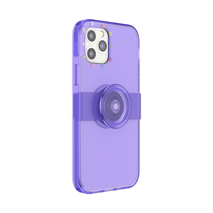 紫 ポップケース（iPhone 12/12 Pro）, PopSockets