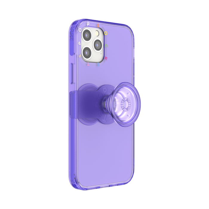 紫 ポップケース（iPhone 12/12 Pro）, PopSockets