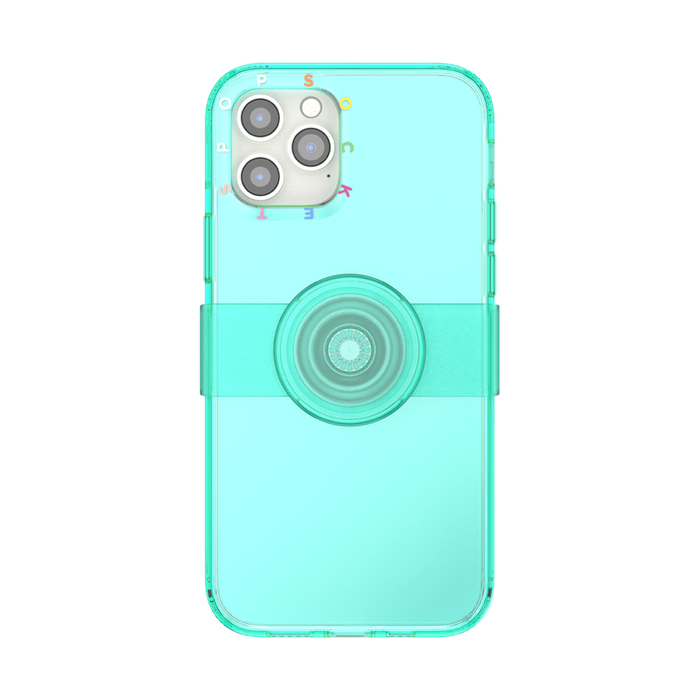 ミント ポップケース（iPhone 12/12 Pro）, PopSockets