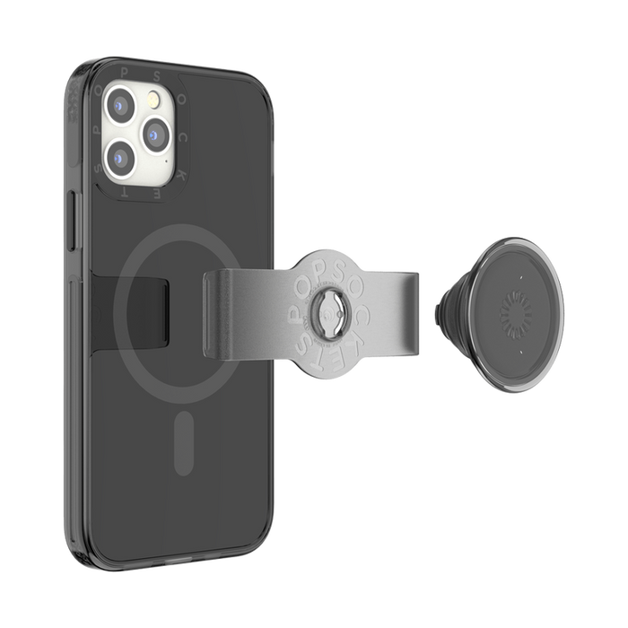 黒 MagSafe ポップケース（iPhone 12/12 Pro）, PopSockets