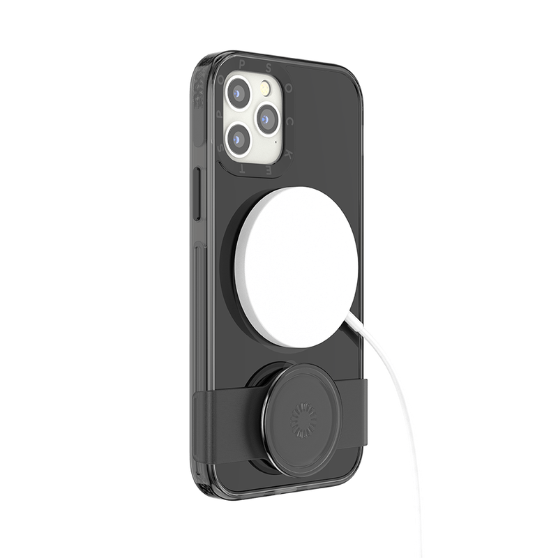 黒 MagSafe ポップケース（iPhone 12/12 Pro）