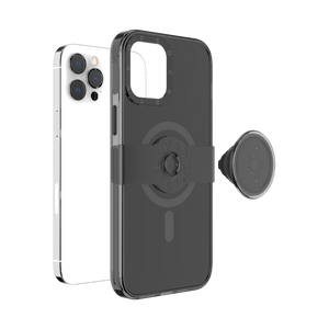黒 MagSafeポップケース（iPhone 12 Pro Max）, PopSockets