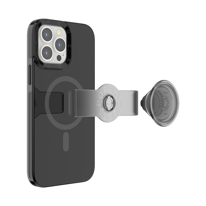黒 MagSafe ポップケース（iPhone 13 Pro Max）, PopSockets