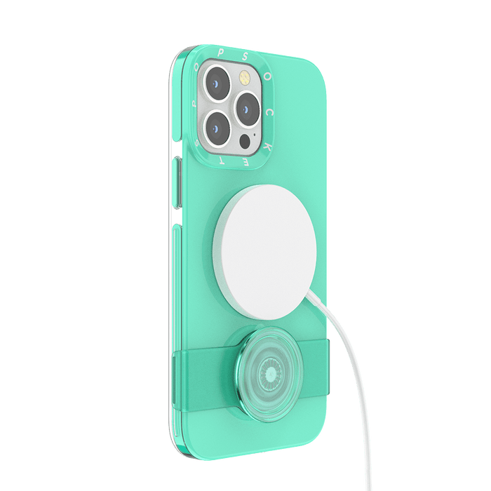 ミント MagSafe ポップケース（iPhone 13 Pro Max）, PopSockets