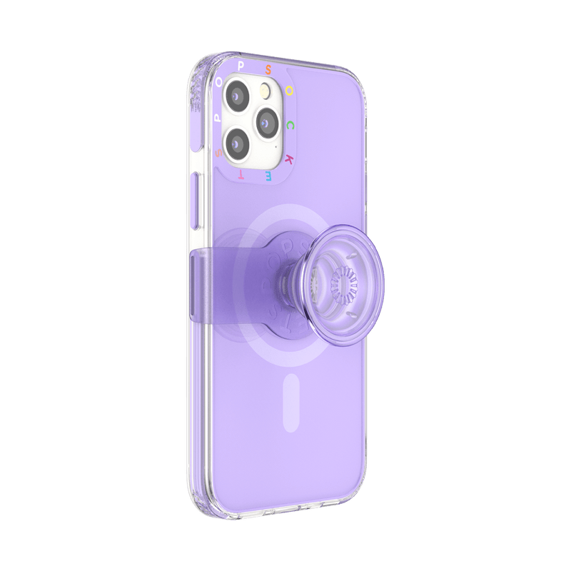 紫 MagSafe ポップケース（iPhone 12/12 Pro）