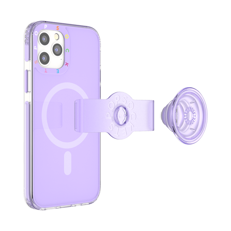 紫 MagSafe ポップケース（iPhone 12/12 Pro）