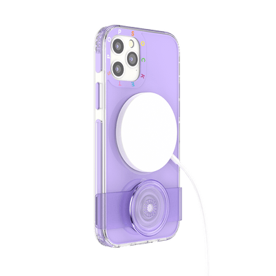 紫 MagSafe ポップケース（iPhone 12/12 Pro）