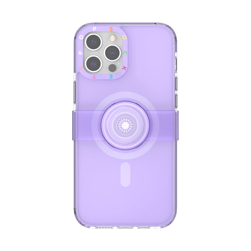紫 MagSafe ポップケース（iPhone 12 Pro Max）