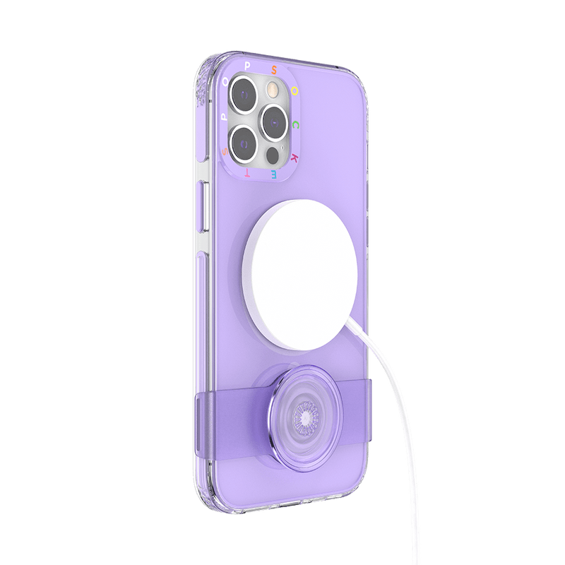 紫 MagSafe ポップケース（iPhone 12 Pro Max）