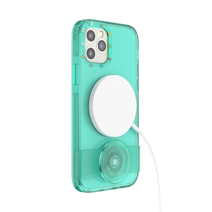 ミント ポップケース（iPhone 12/12 Pro）, PopSockets