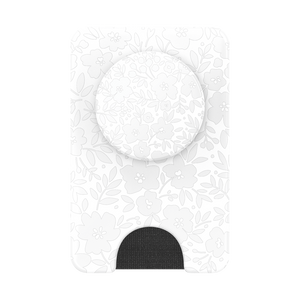 白いお花畑 MagSafe ポップウォレット+ (G1), PopSockets