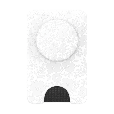 白いお花畑 MagSafe ポップウォレット+ (G1)