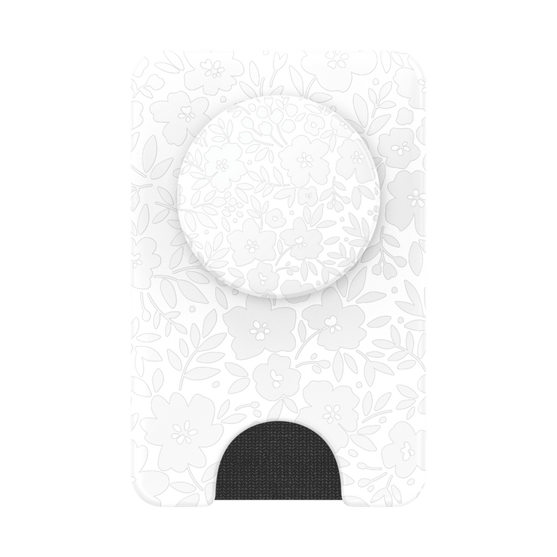 白いお花畑 MagSafe ポップウォレット+ (G1)