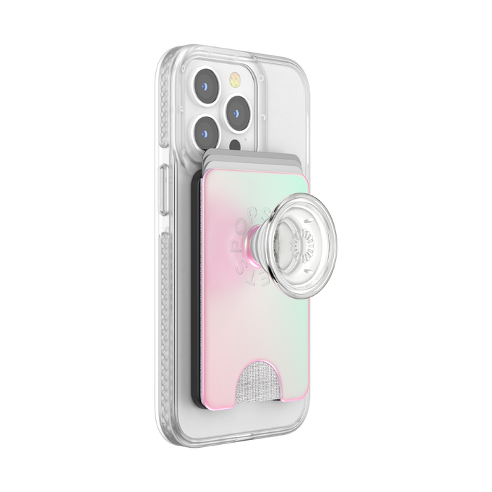 マーメイドピンク MagSafe ポップウォレット+, PopSockets