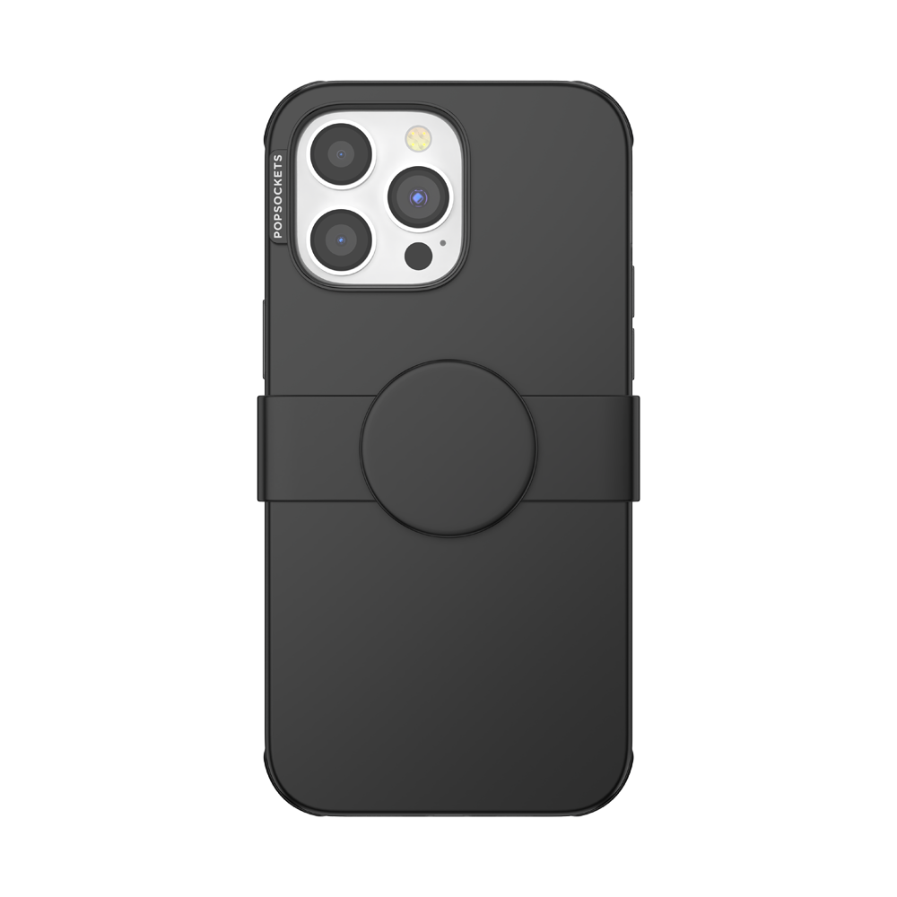 黒 ポップケース（iPhone 14 Pro Max） - ポップソケッツ (PopSockets
