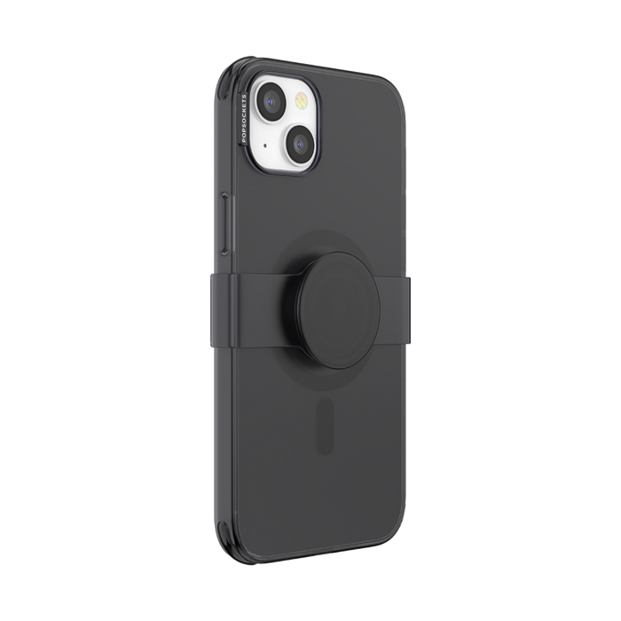 チャコール ブラック MagSafe ポップケース（iPhone 14 Plus）, PopSockets