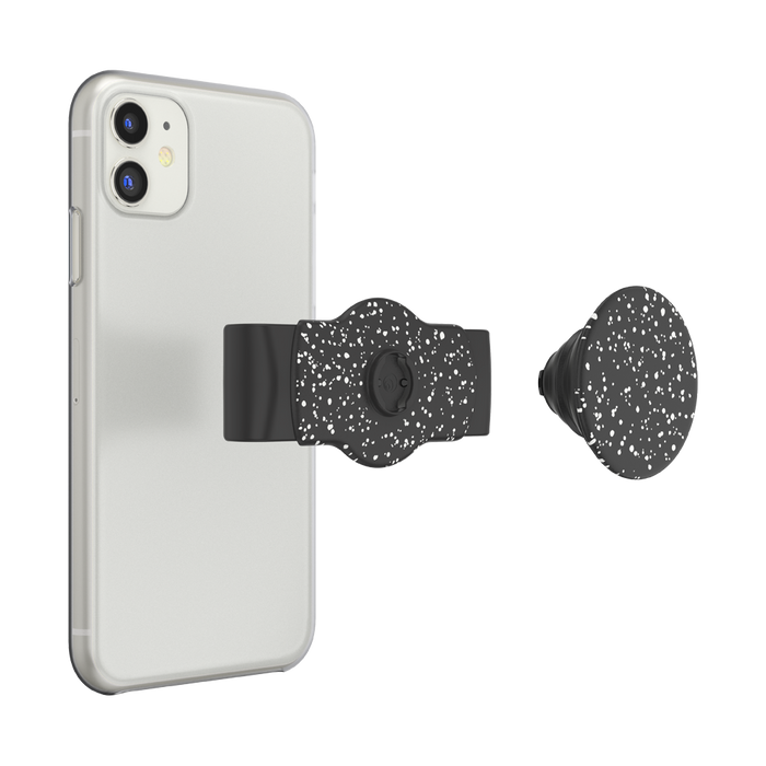 黒 スターダスト スライドストレッチ（丸角）, PopSockets