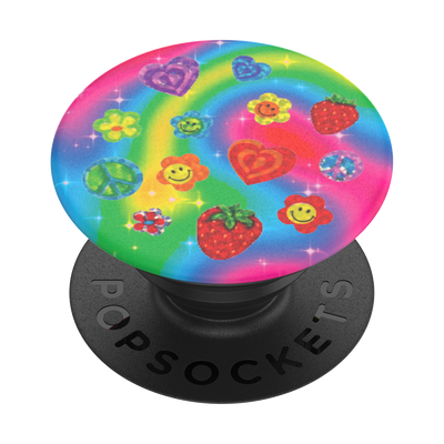 レインボー フラワーパワー ポップグリップ