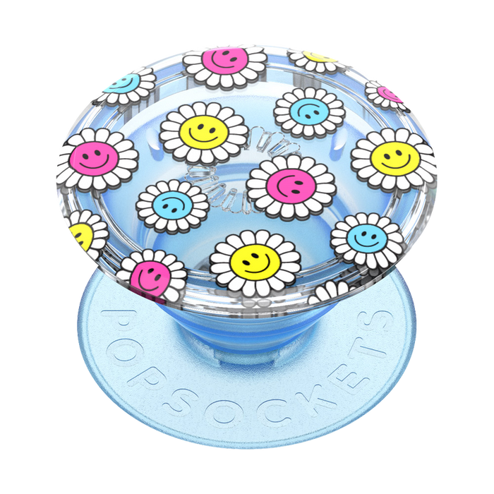 レインボーキュート デイジー クリア ポップグリップ, PopSockets