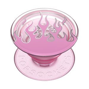 ピンクファイヤー クリア ポップグリップ, PopSockets