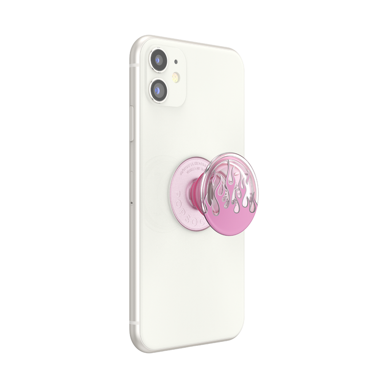 ピンクファイヤー クリア ポップグリップ